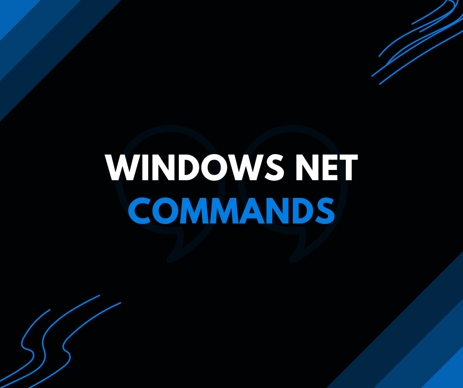 net Commands